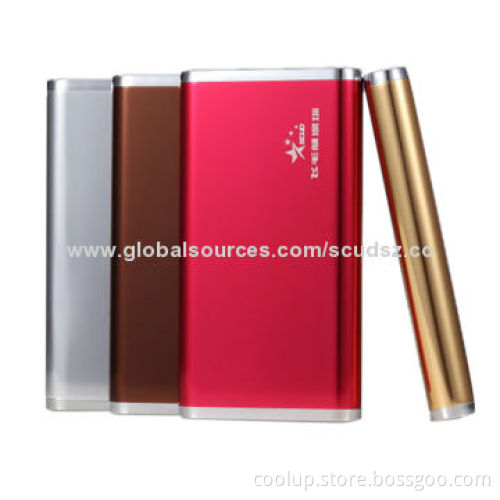 6,000mAh Power Banks, Made of Aluminum Material, 94*59*12mm Dimensions